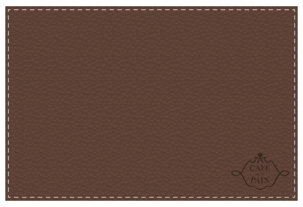 sous-mains-personnalisé-simili-cuir-marron