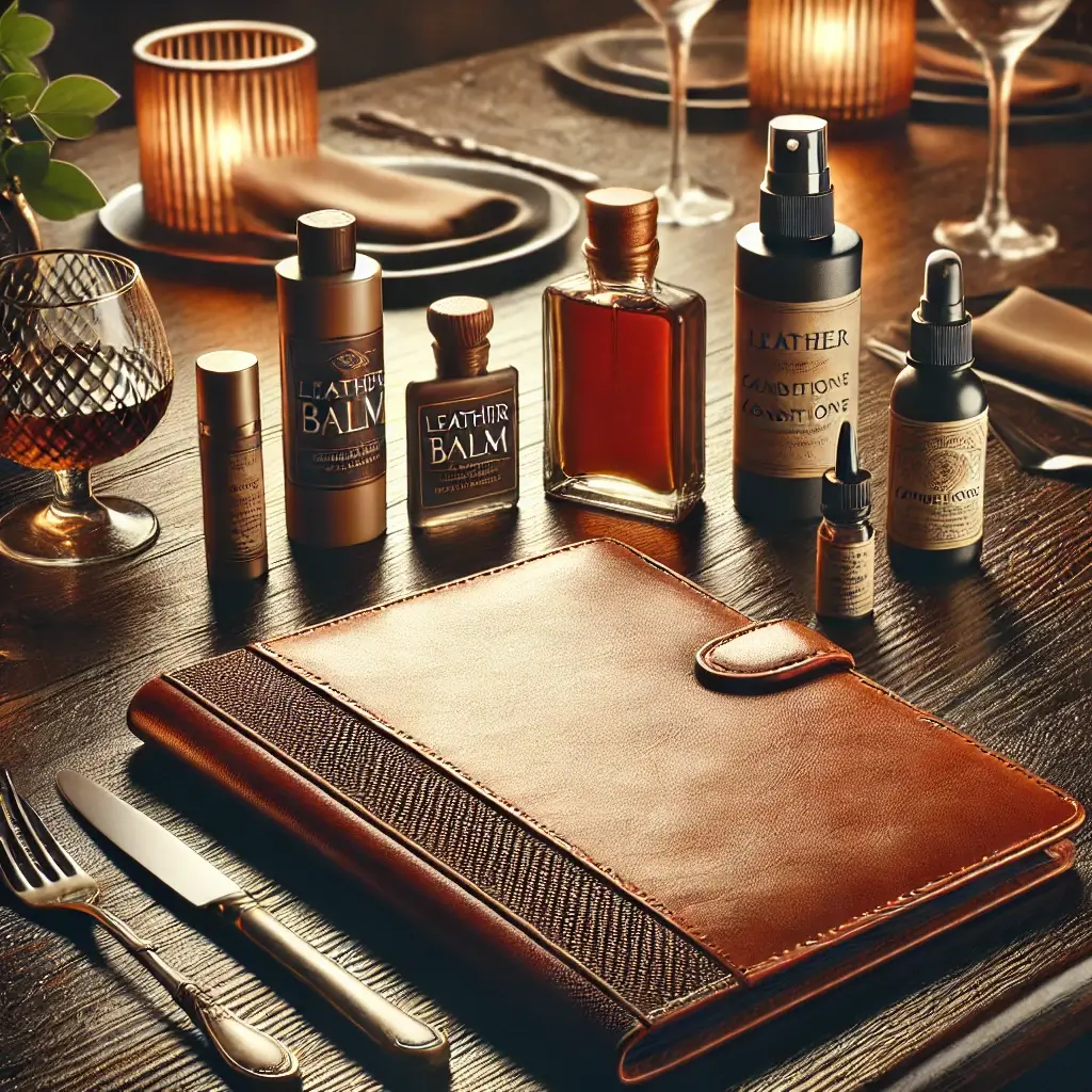 Entretien protège-menus cuir produits