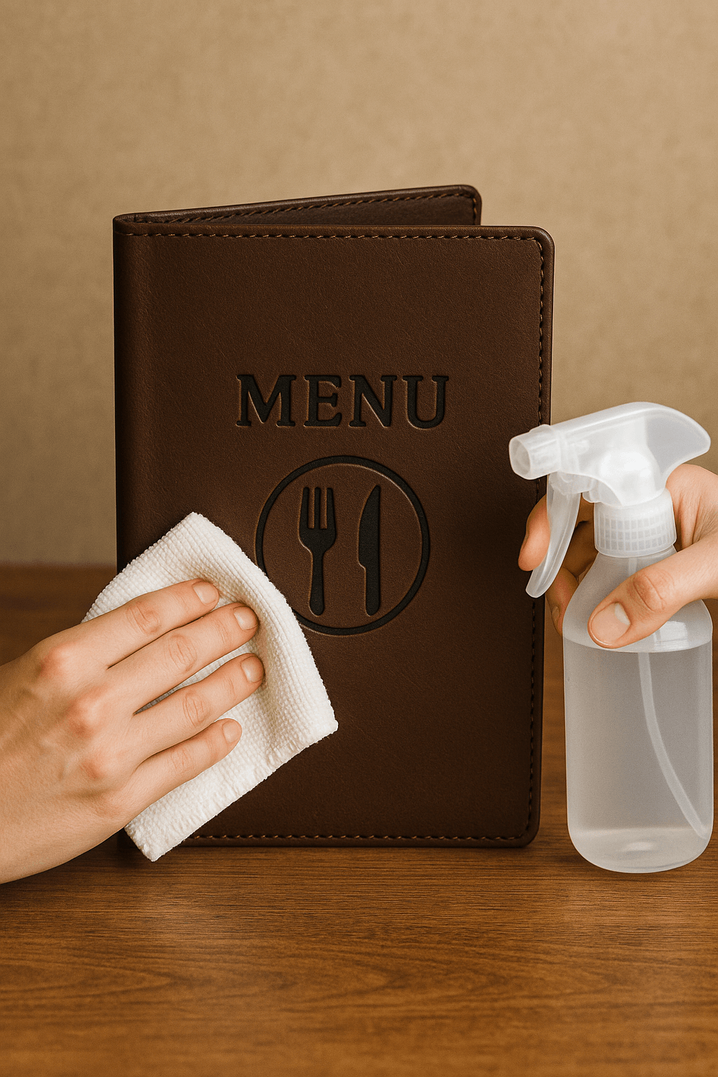 nettoyer-porte-menu-restaurant-sans-abimer