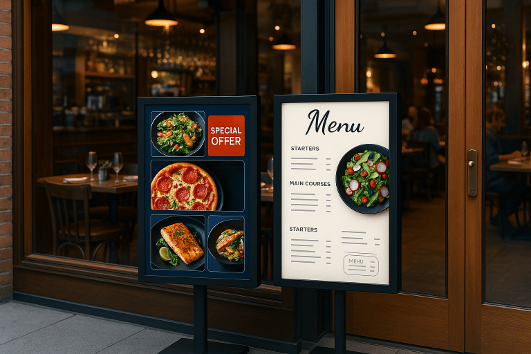 utiliser-écrans-affichage-digital-restaurant