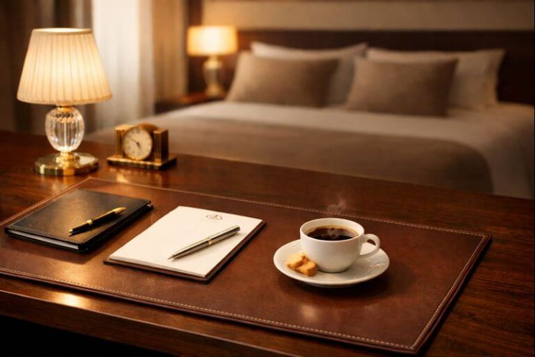 Sous-main-chambre-hôtel