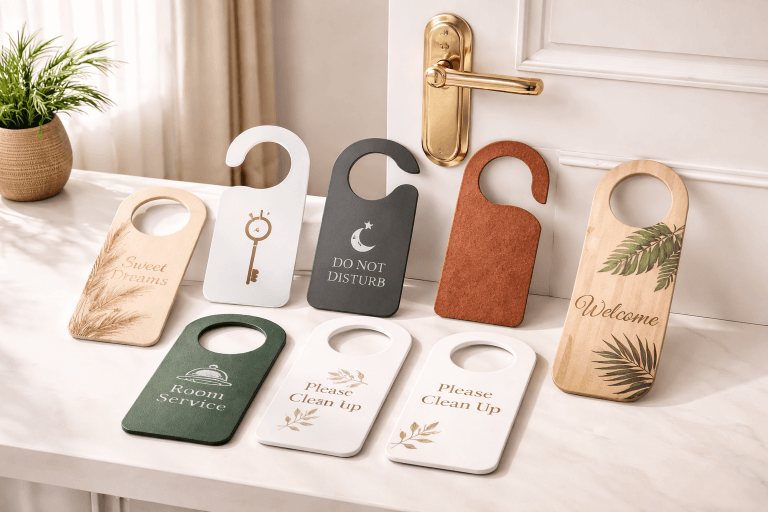 types-accroche-portes-personnalises-hotel