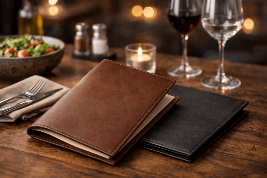 menu-simili-cuir-souple-restaurant