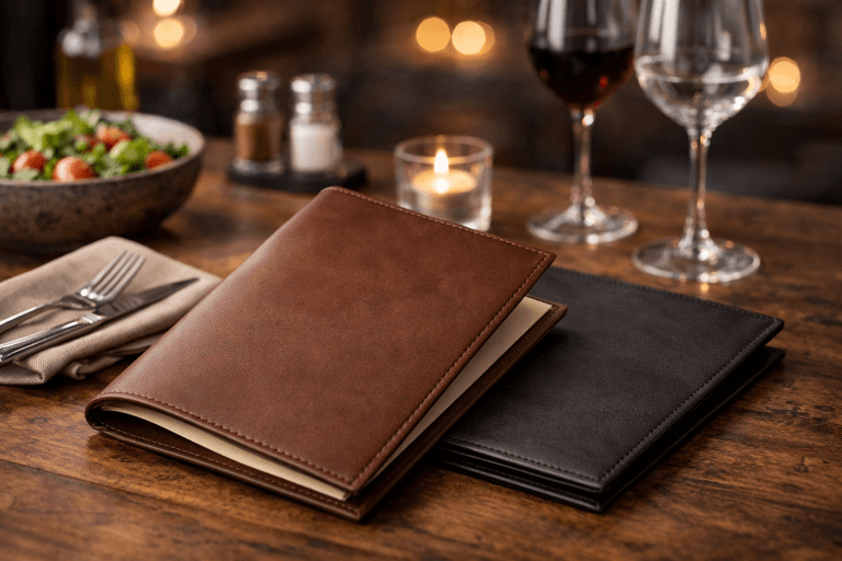 menu-simili-cuir-souple-restaurant