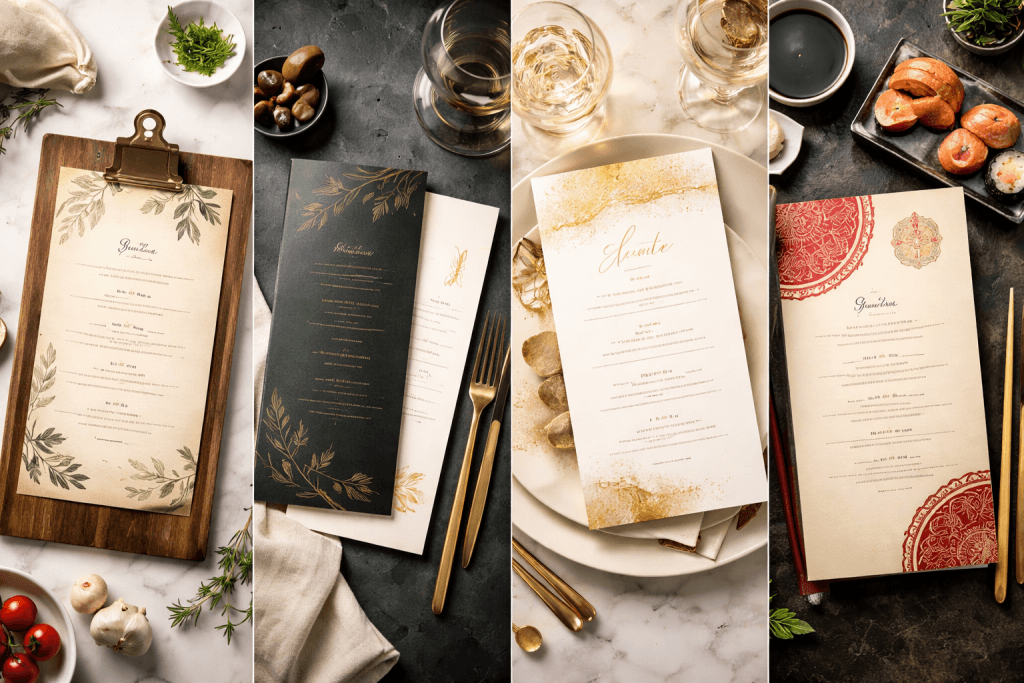 différents-types-menu-personnalisé-restaurant