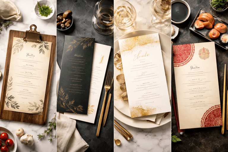 différents-types-menu-personnalisé-restaurant