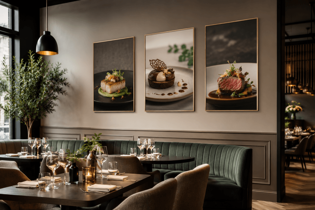 cadres-fins-affichages-restaurant