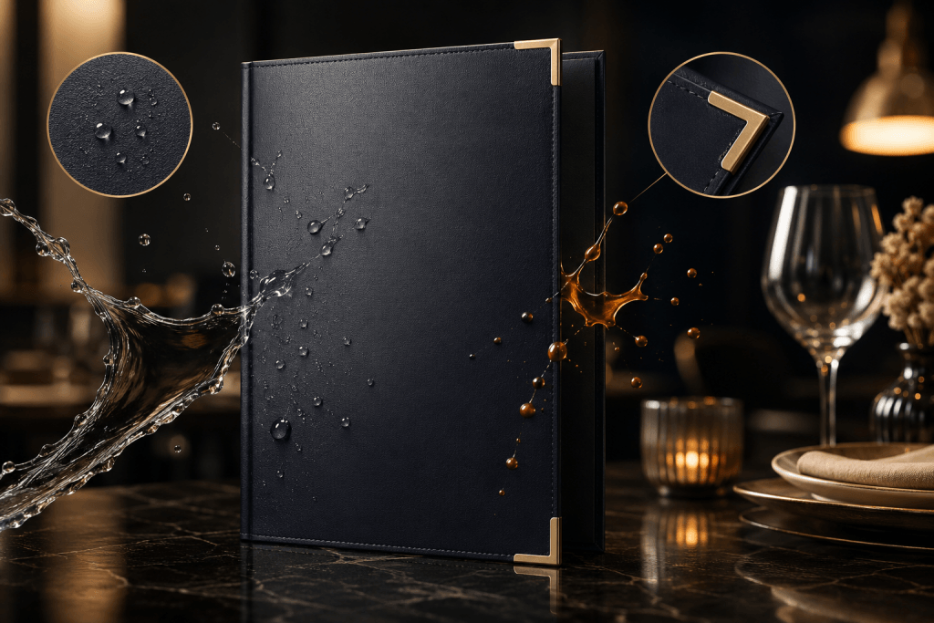 protéger-carte-restaurant-contre-taches-éclaboussures