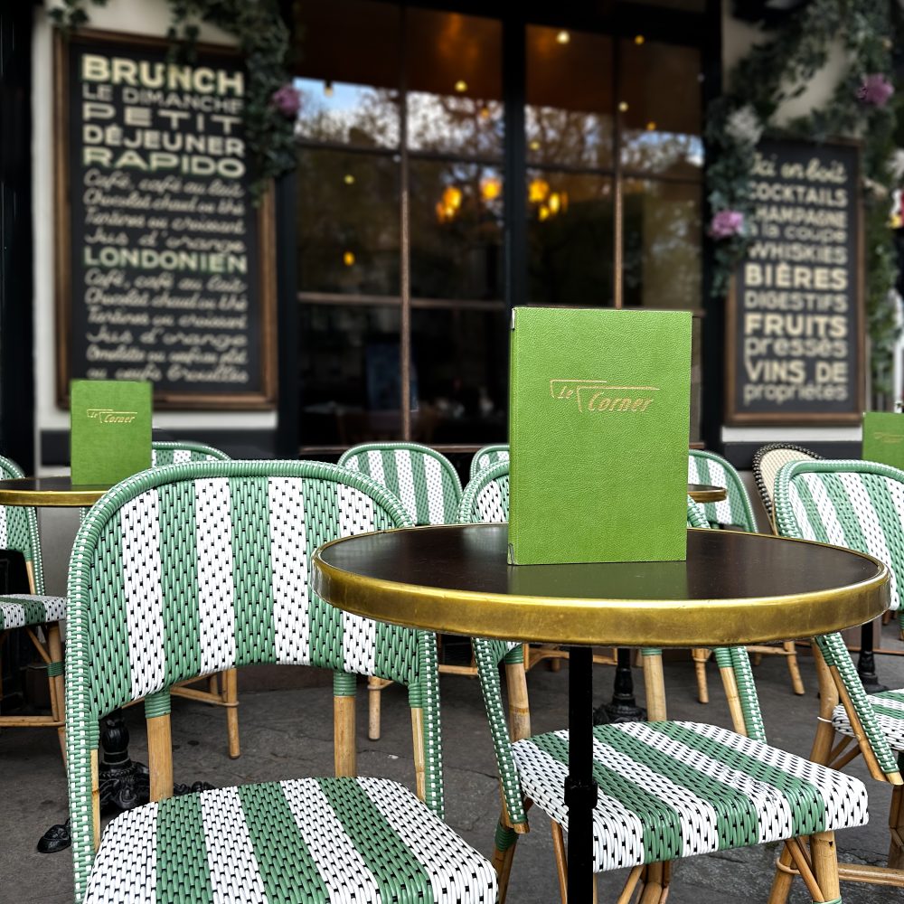 Le Corner Térrasse - menu charme A5 vert